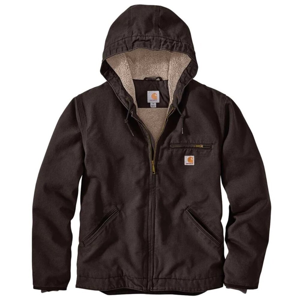 Carhartt Sherpa-Lined Relaxed Fit Washed Duck Jacket Women's Size 20 /XXL